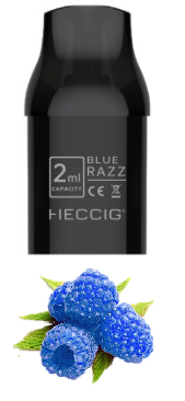 Heccig NUTRISTICK DV2 2x cartridge BLUE RAZZ 15 mg