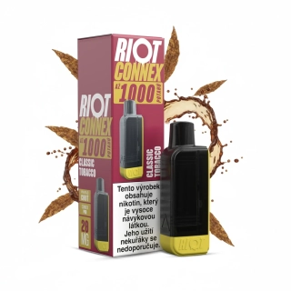RIOT Connex 1000 předplněná kapsle (Classic Tobacco) 1ks 10mg