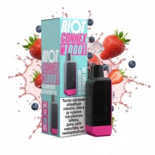 RIOT Connex 1000 předplněná kapsle (Strawberry Blueberry Ice) 1ks 20mg