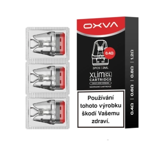 OXVA Xlim V3 CL Top Fill náhradní cartridge 3ks 0,4ohm