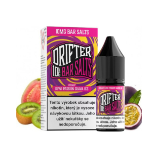 Drifter Bar Salts Kiwi Passionfruit Guava Ice 10mg (Ledové kiwi, marakuja a guava) 10ml